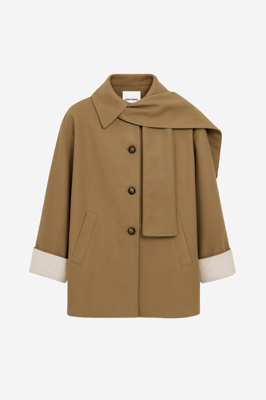 Gabardina Leonor khaki