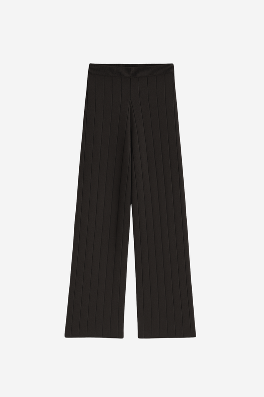 Pantalón Logan Café de Tejido de punto