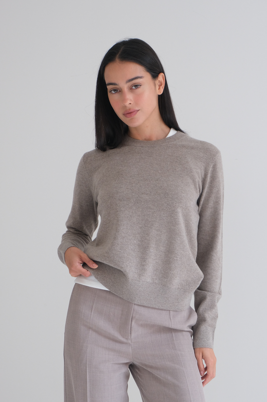 Suéter Leo Café Claro