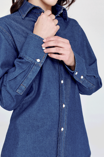 Camisa Georgina de Mezclilla