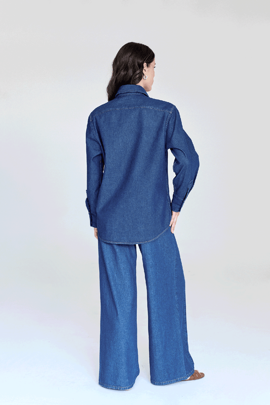 Camisa Georgina de Mezclilla