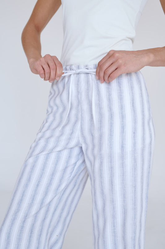 Pantalón Bob Rayado Gris