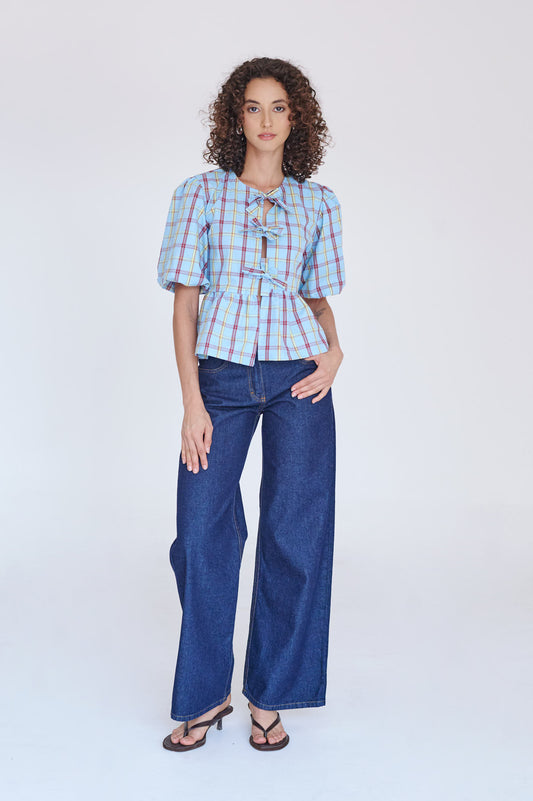 Blusa Milana de Cuadros