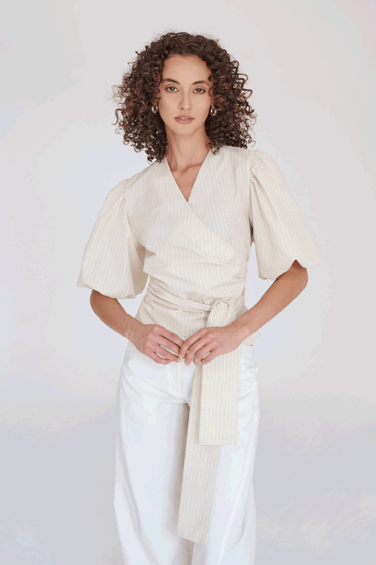 Blusa Tina Butter Yellow