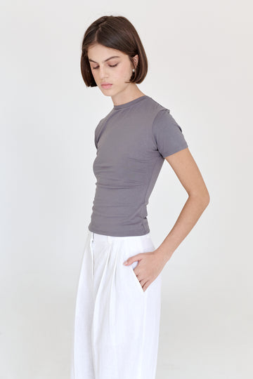 T-shirt Salem Gris oscuro