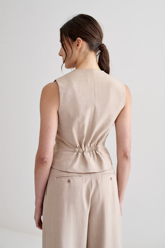 Chaleco Rory Camello