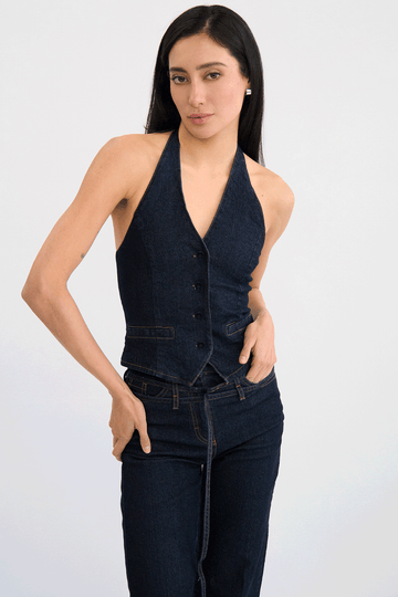 Chaleco Alexa de Mezclilla