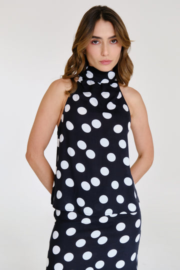 Blusa Aruba Polka Dot