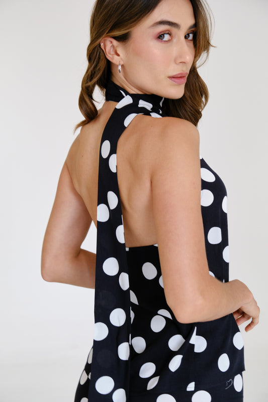 Blusa Aruba Polka Dot