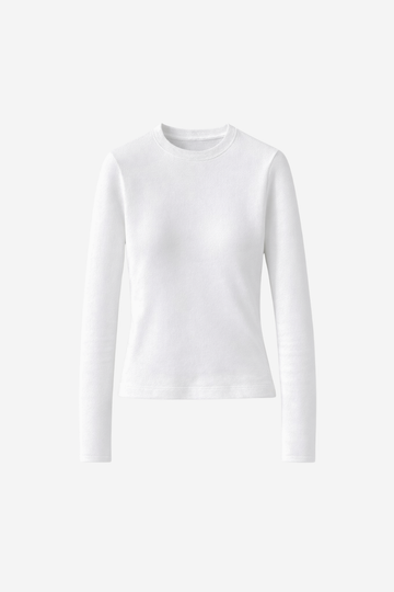 Top Salem Blanca De Manga Larga