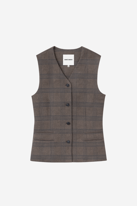 Chaleco Gwen de Cuadros