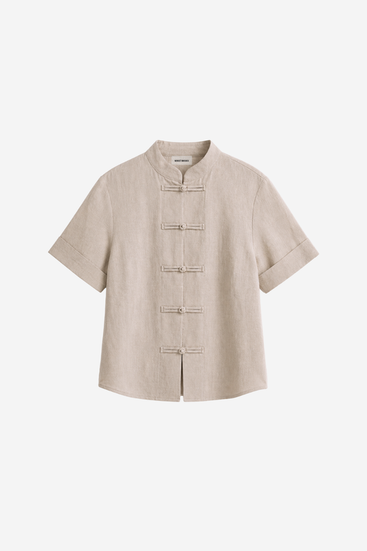 Camisa Miu Beige