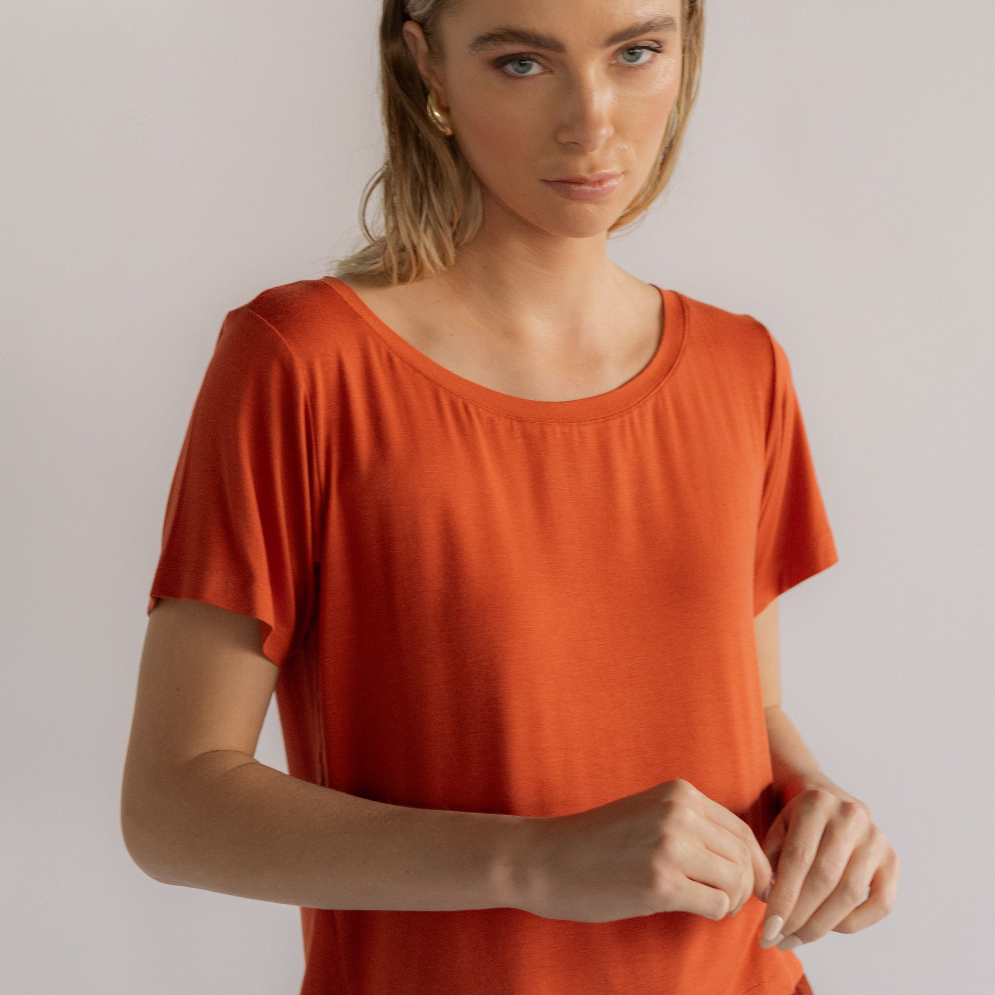 T-shirt Alexis Terracota