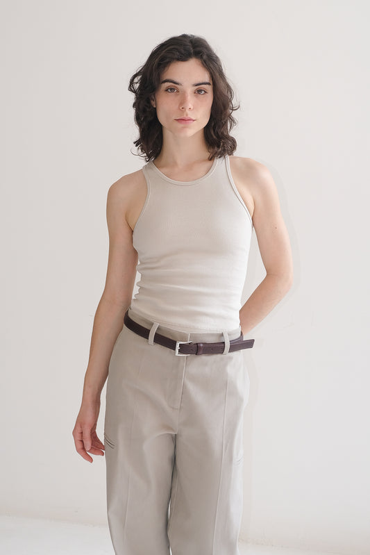 Tank Top Chuss Beige