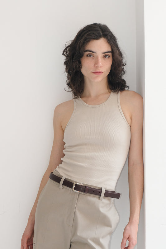 Tank Top Chuss Beige