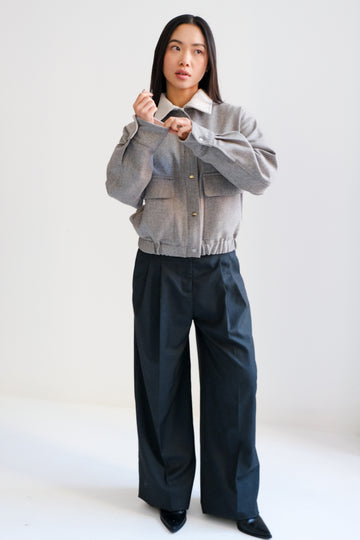 Chamarra Rob Gris Jaspe