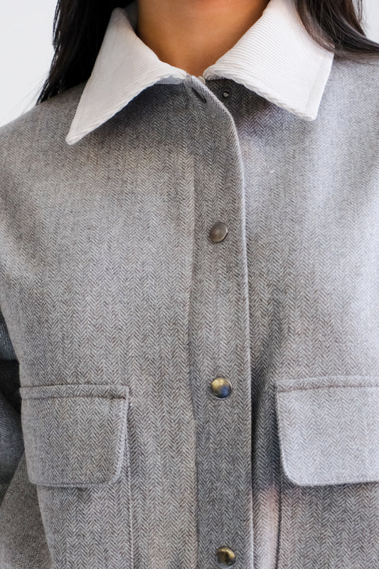 Chamarra Rob Gris Jaspe