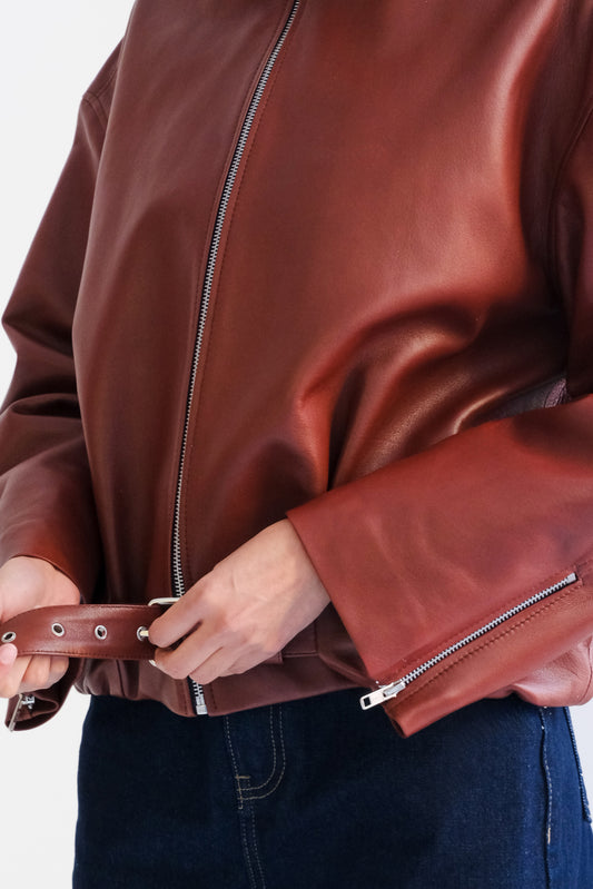 Chamarra Samantha de piel