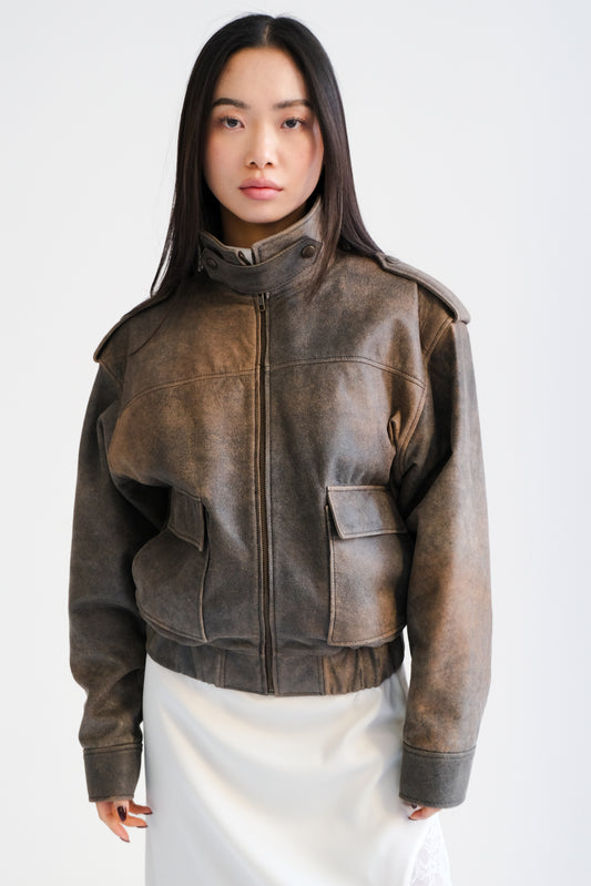 Chamarra Loki de Piel