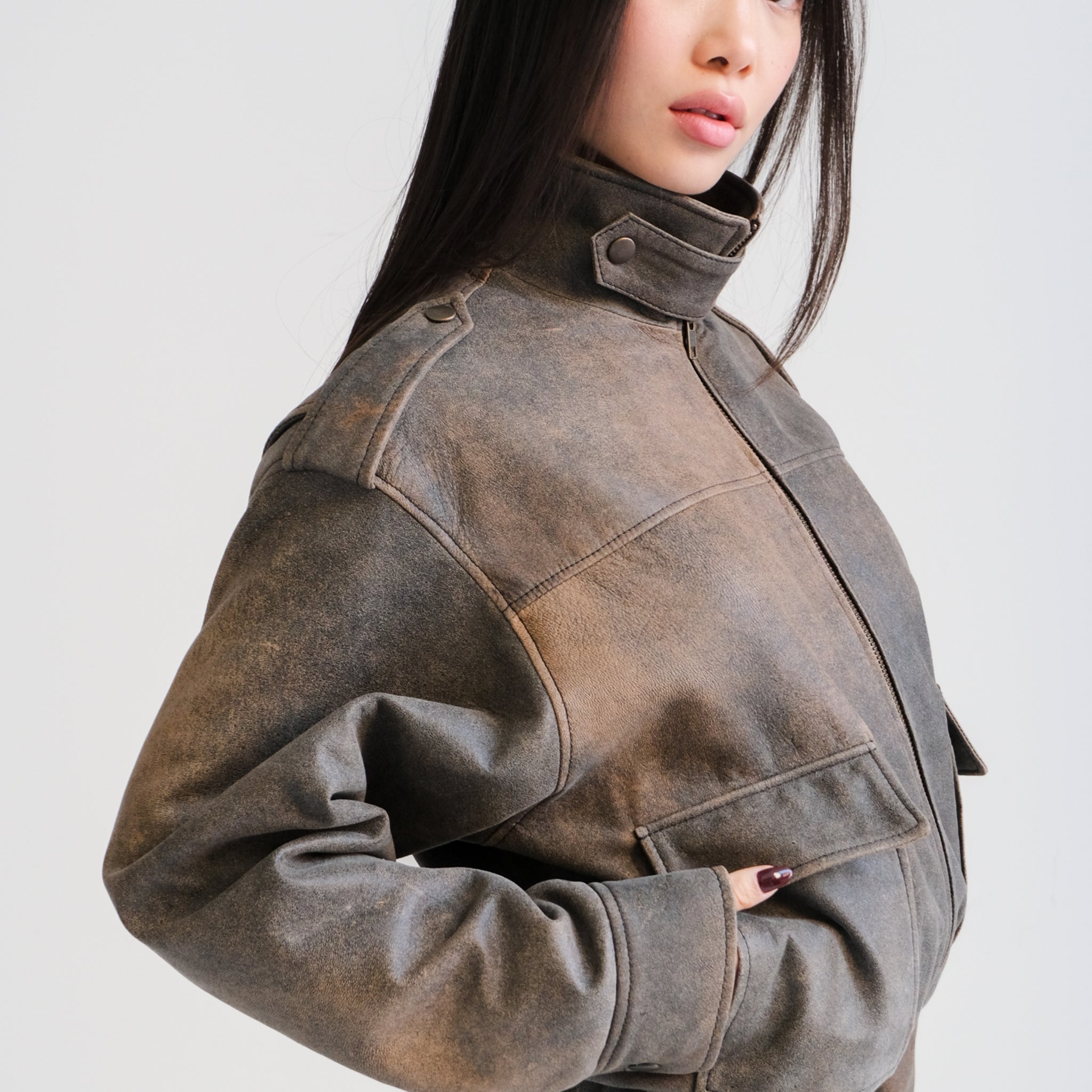 Chamarra Loki de Piel