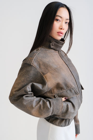 Chamarra Loki de Piel