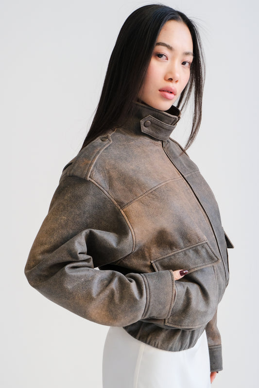 Chamarra Loki de Piel