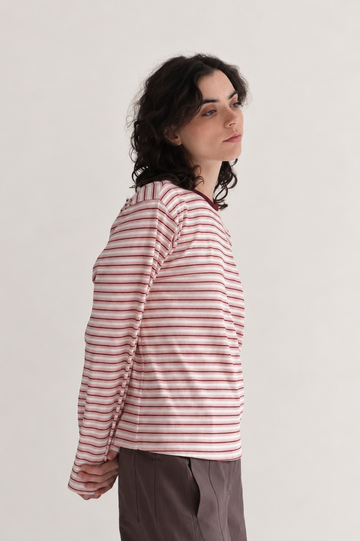 T-shirt Nara de Rayas Rosa