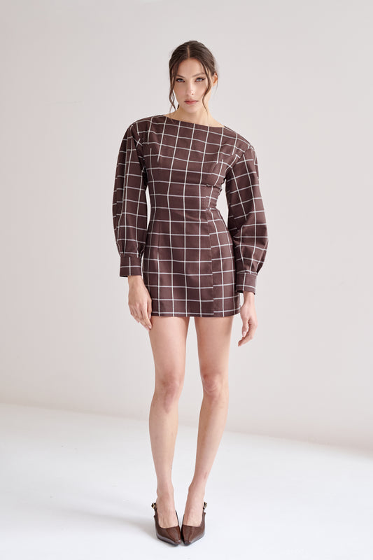 Vestido Maye Café