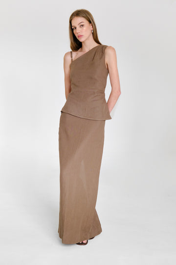 Helena Coffee Skirt