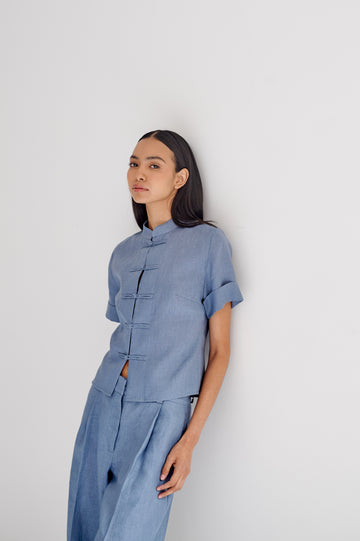 Camisa Miu Azul