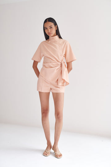 Shorts Olive Durazno