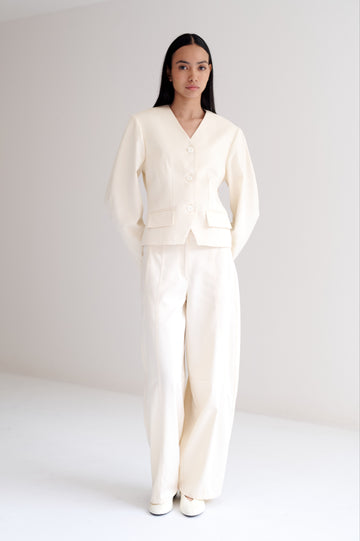 Pantalón Cordelia Hueso