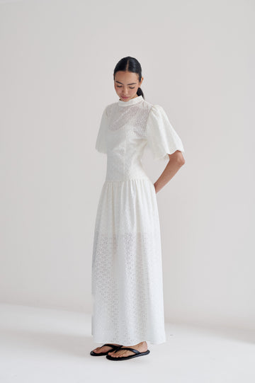 Vestido Josefina Blanco