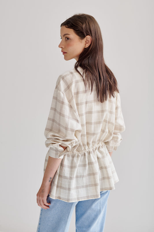 Sobrecamisa Angelina de Cuadros