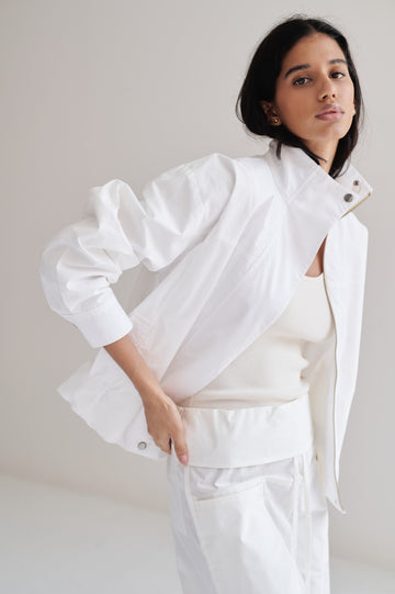 Chamarra Balbina Blanca