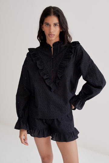 Camisa Valentina Negra