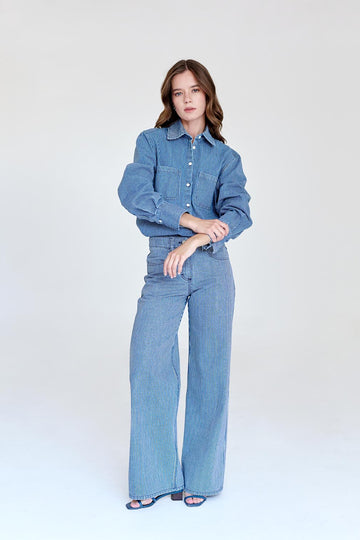 Jeans Jack Rayado Azul