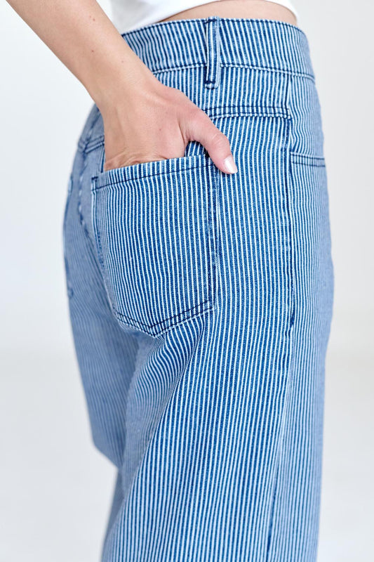 Jeans Jack Rayado Azul