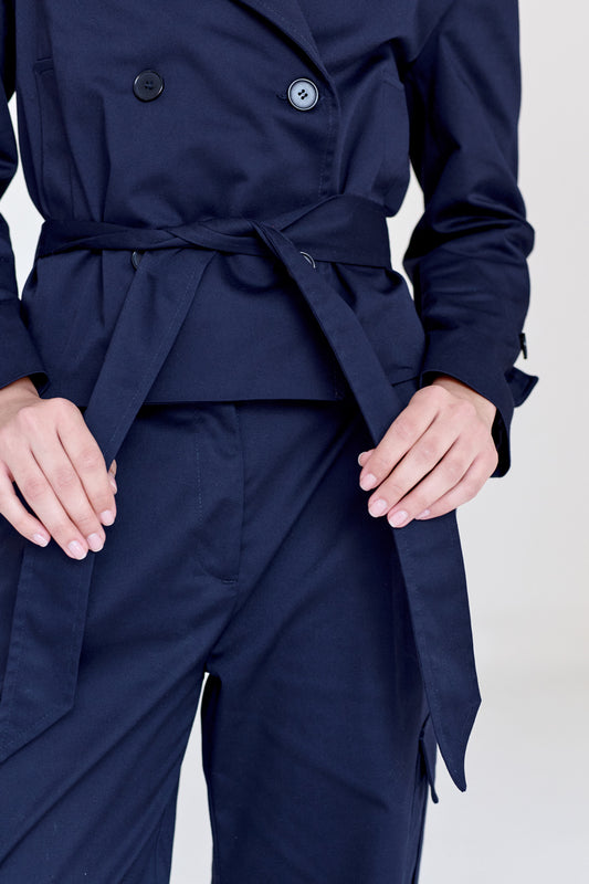 Trench Dominic Azul Marino