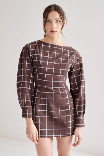 Vestido Maye Café