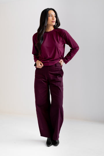 Pantalón Tropez Cargo Vino