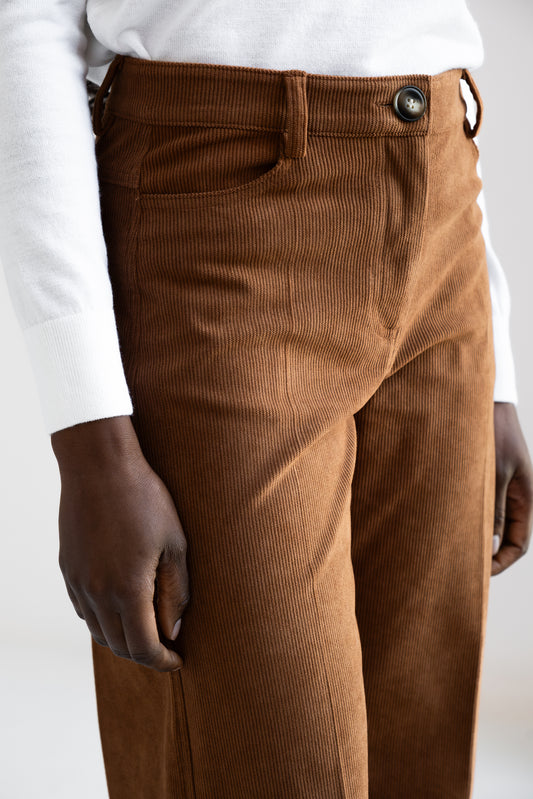 Pantalón Jonathan de Pana Café