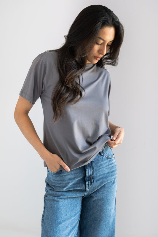 T-shirt Nadine Gris Acero