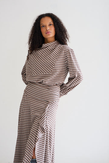 Blusa Carlota de Cuadros