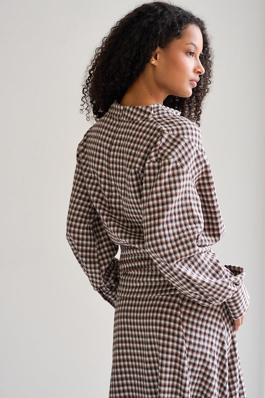 Blusa Carlota de Cuadros