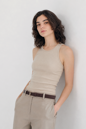 Tank Top Chuss Beige