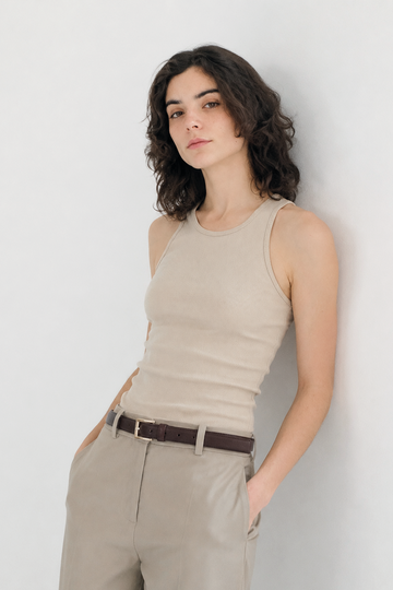 Tank Top Chuss Beige