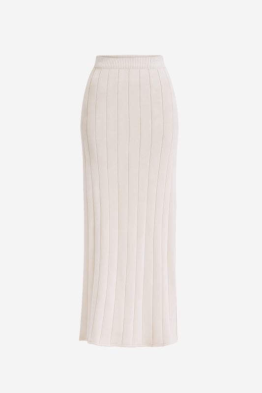 Falda Rose  Beige de Tejido de punto