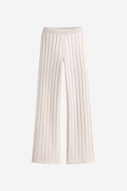 Pantalón Logan Beige de Tejido de punto