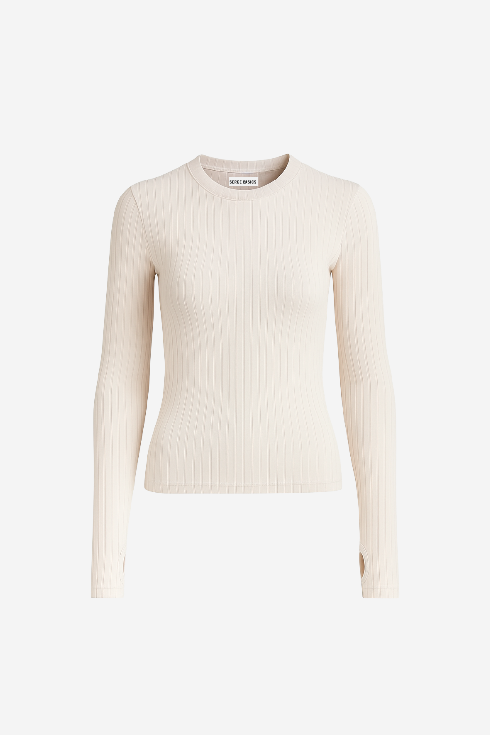 Top Salem Beige De Manga Larga